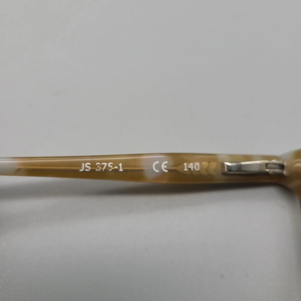 Jill Stuart JS 375-1 Cat Eye Eyeglasses Tan Cream Marbled Tortoise 50-19-140